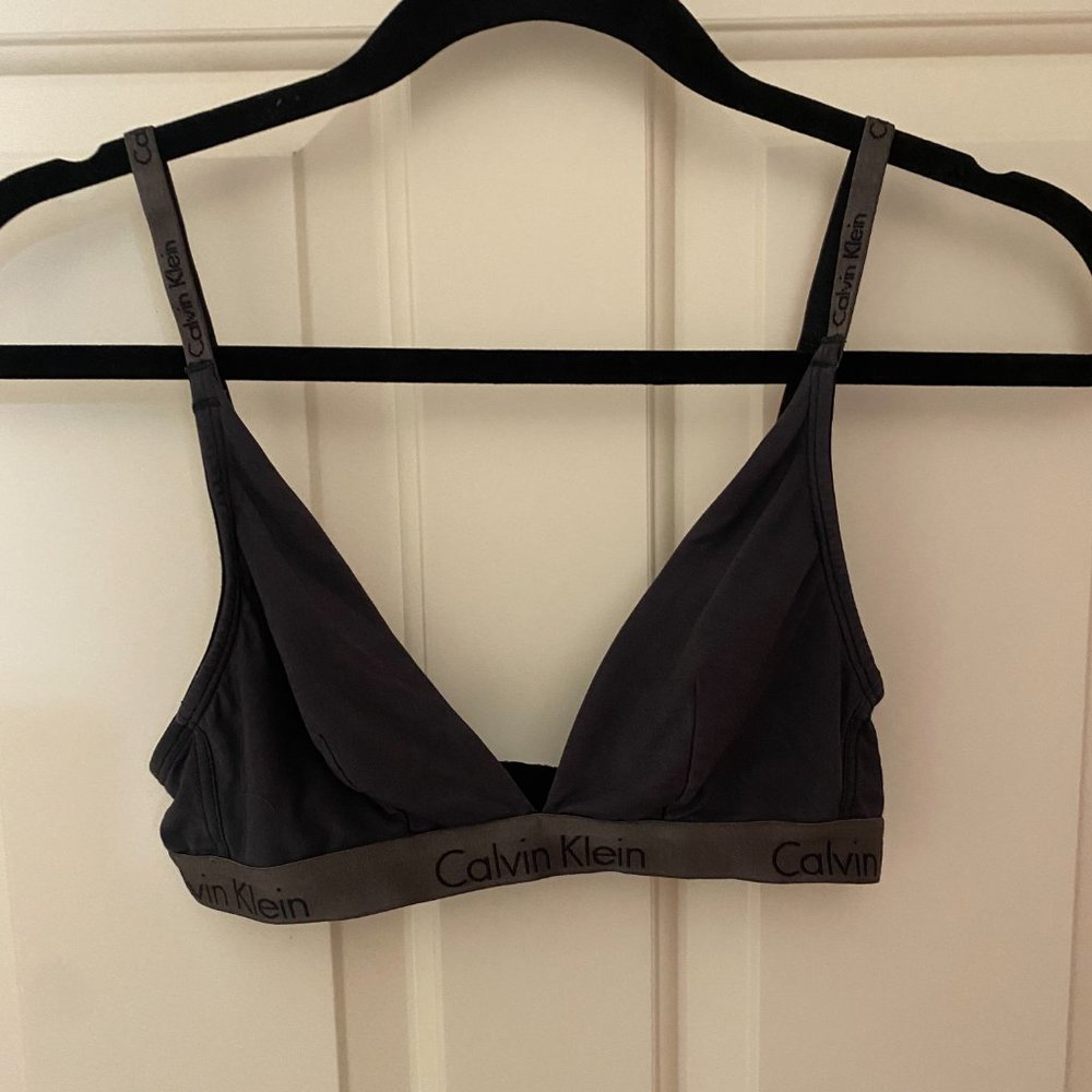 Calvin Klein Grey Bralette (Medium)